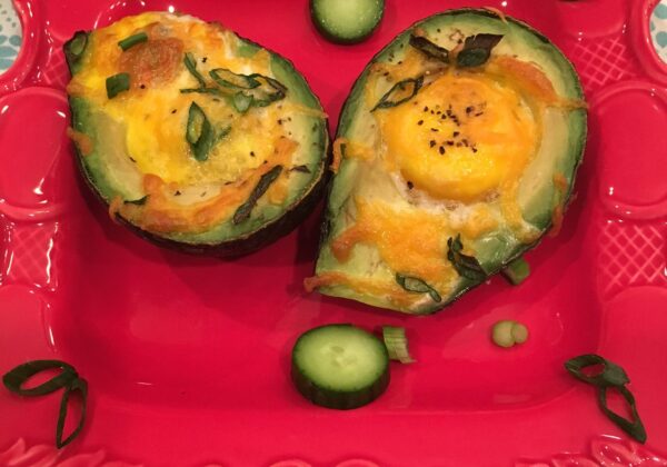 Anita’s Healthy Baked Eggs in Avocado