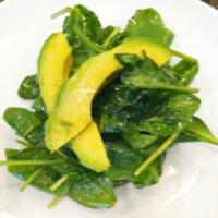 SPINACH SALAD WITH LEMON VINAIGRETTE