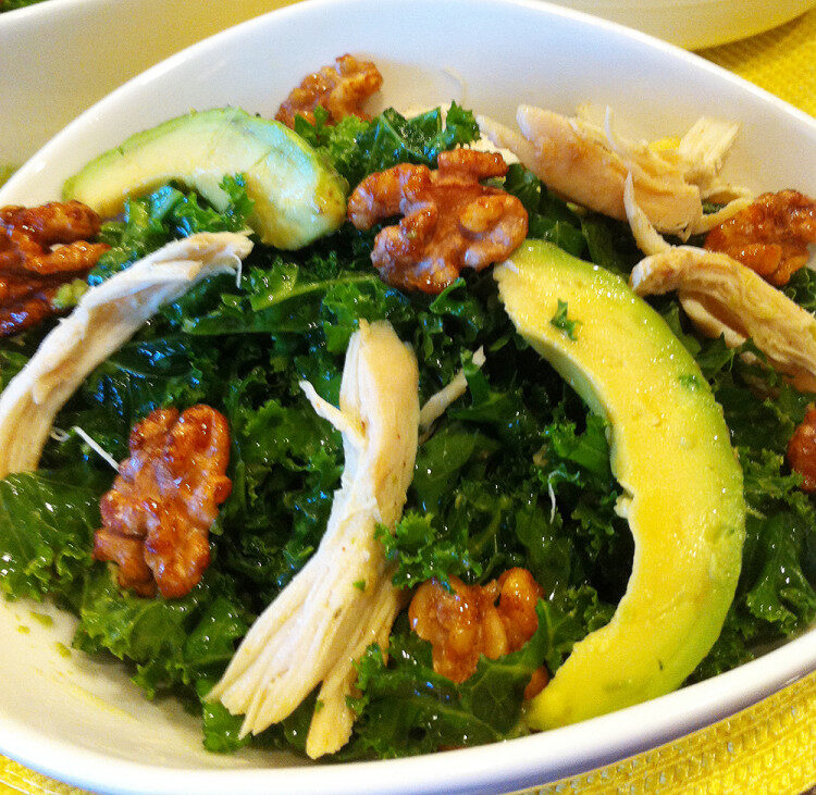 Anita's Kale Chicken-Avocado Salad