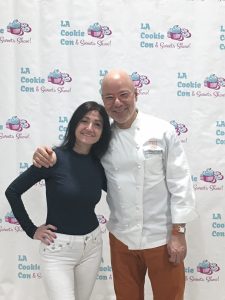 me at cookie shoe with chef GENIOUS