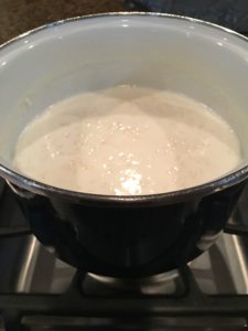 RICE PUDDING CONSISTENCY IN PAN