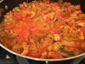 Tomato, mushroom sauce