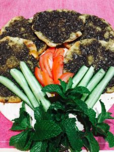 zaatar with mint plate new pic