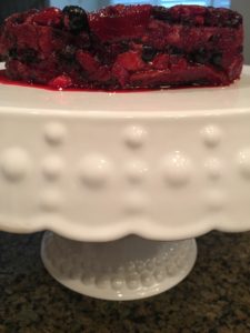 BERRIES PUDDING SIDE NICE PIC