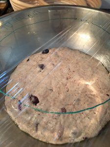 bread dough proofing