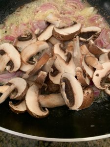 BOW PASTA ADD MUSHROOMS