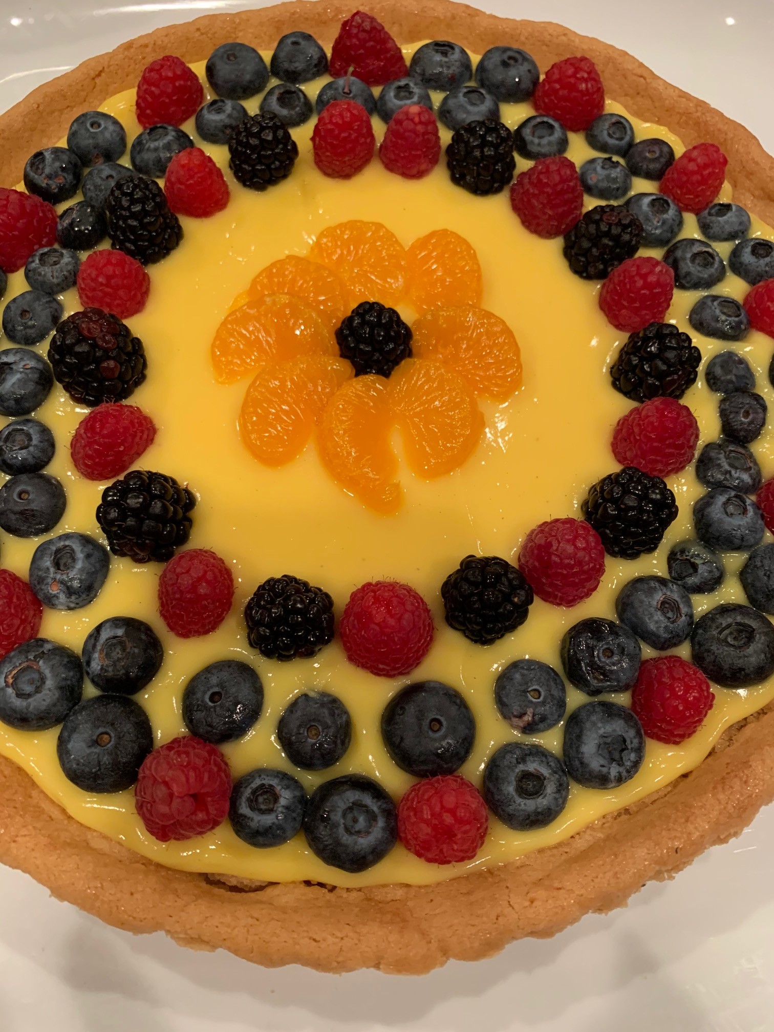 FRUIT TART COOKIE DOUGH FINISHED DECORATED Healthy Living with Anita