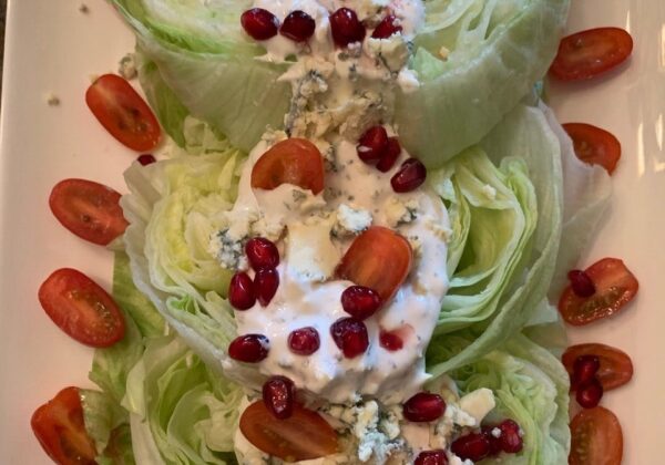 Anita’s Healthy, Refreshing and Delicious Wedge Blue Cheese Salad