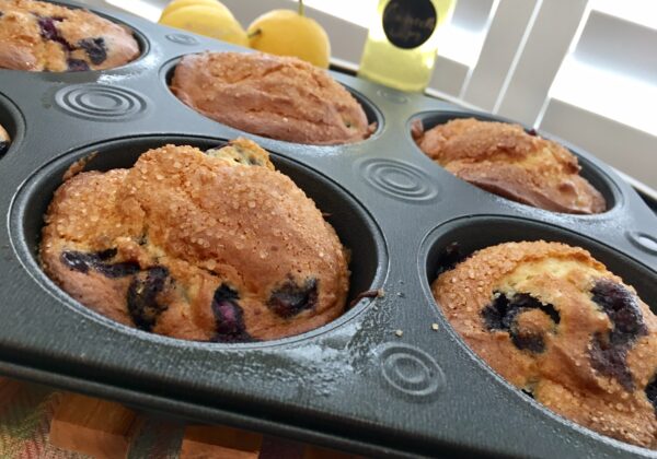 Anita’s Delicious Blueberry Limoncello and Maple Muffins